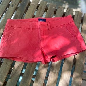 Cute American Eagle Shortie Coral Shorts
